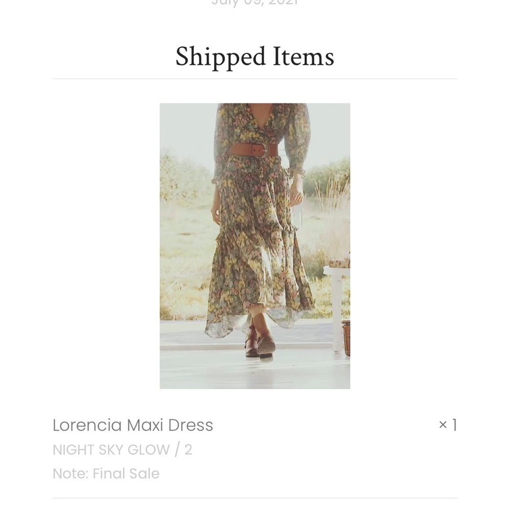 Loveshack Fancy dress NWT